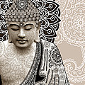 Meditation Mehndi - Paisley Buddha Artwork - copyrighted